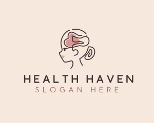 Woman Mental Health logo design