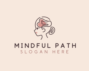 Woman Mental Health logo design