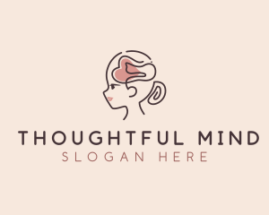 Woman Mental Health logo design