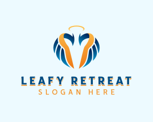 Holy Wings Retreat logo design