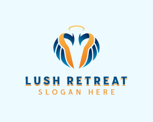 Holy Wings Retreat logo design