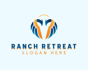 Holy Wings Retreat logo design