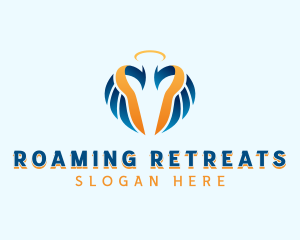 Holy Wings Retreat logo design