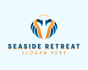 Holy Wings Retreat logo design