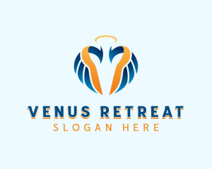 Holy Wings Retreat logo design