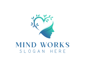 Heart Mind Psychology logo design