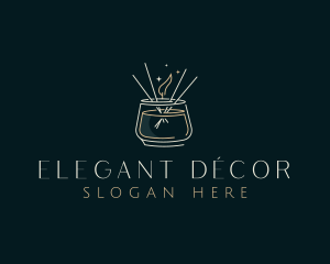 Candle Light Home Decor logo design