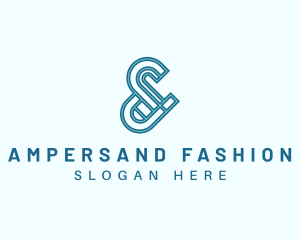 Modern Ampersand Company logo design