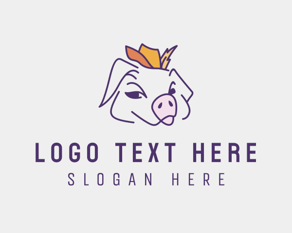 Piggery logo example 2
