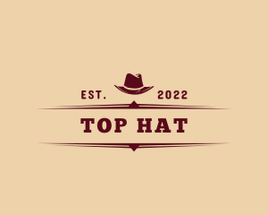 Wild Western Cowboy Hat logo design