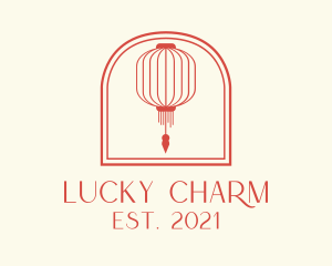 Red Chinese Lantern logo design