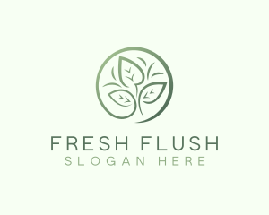 Leaf Grass Landscaping logo design