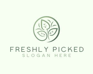 Leaf Grass Landscaping logo design