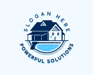 Gutter Roof Pressure Cleaning logo design