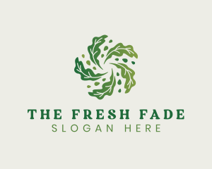 Natural Vegan Leaf logo design