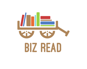 Book Library Cart logo