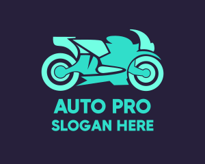 Green Motorbike Race logo