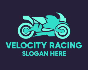 Green Motorbike Race logo