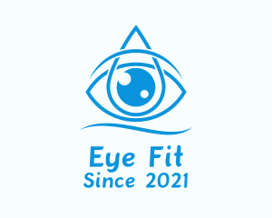 Blue Eye Drops  logo design