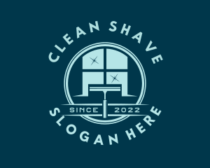 Window Squeegee Cleaning logo design