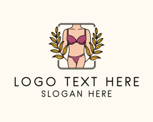 Sexy Female Lingerie Logo