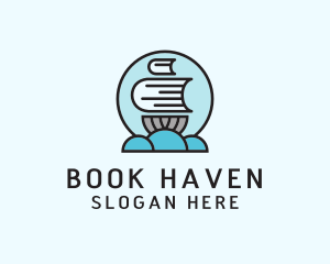 Book Sail Boat logo design