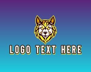 Streamer Wolf Gamer logo