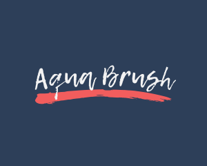 Casual Handwritten Brush logo design