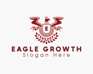 Eagle Academy Wreath logo design