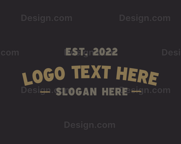 Hipster Business Brand Logo