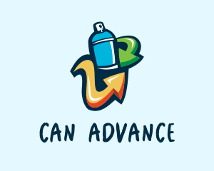 Spray Can Arrows logo