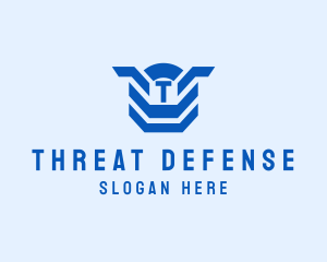 Geometric Shield Defense logo
