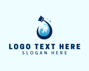 Water Mop Cleaning logo