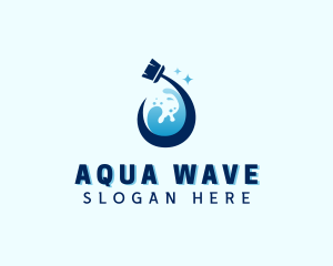 Water Mop Cleaning logo