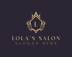 Elegant Crown Boutique logo design