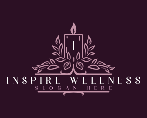 Candle Wellness Therapy logo design