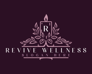 Candle Wellness Therapy logo design