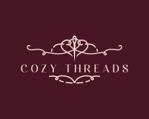 Seamstress Needle Thread logo design