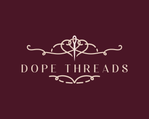 Seamstress Needle Thread logo design