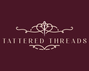 Seamstress Needle Thread logo design