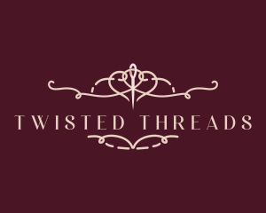 Seamstress Needle Thread logo design