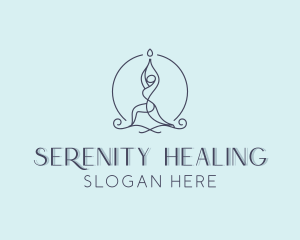 Yoga Chakra Healing logo design