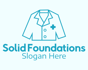Blue Medical Uniform  Logo