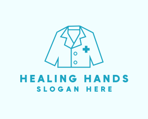 Blue Medical Uniform  logo design