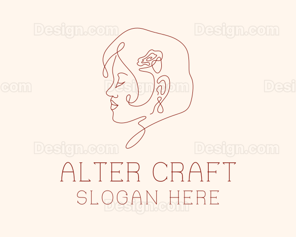 Beauty Salon Woman Logo