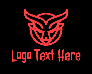 Evil Goat Horns Logo