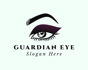 Beauty Eyeshadow Eyebrow logo design