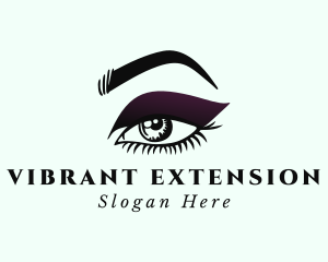 Beauty Eyeshadow Eyebrow logo design