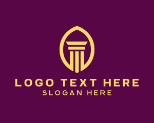 Legal Column Pillar Bank Logo