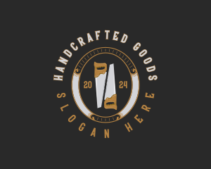Woodwork Carpentry Saw logo